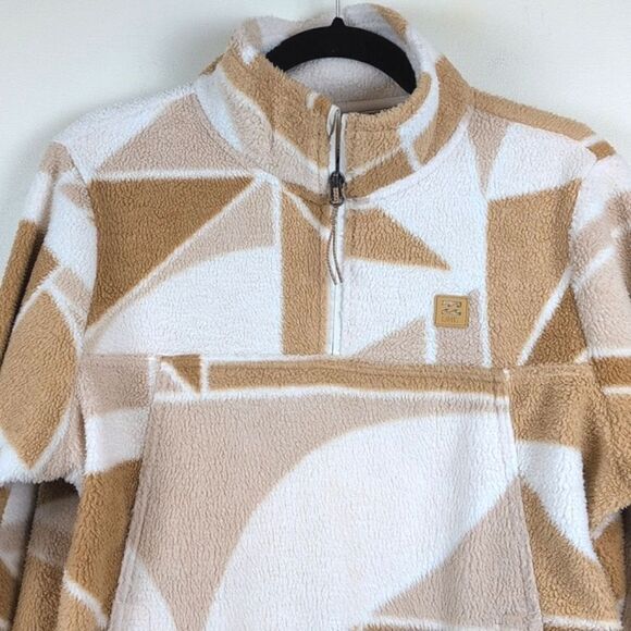 Billabong Adventure Division Boundary Mock Neck Quarter Zip Fleece Jacket Size L - Picture 7 of 11